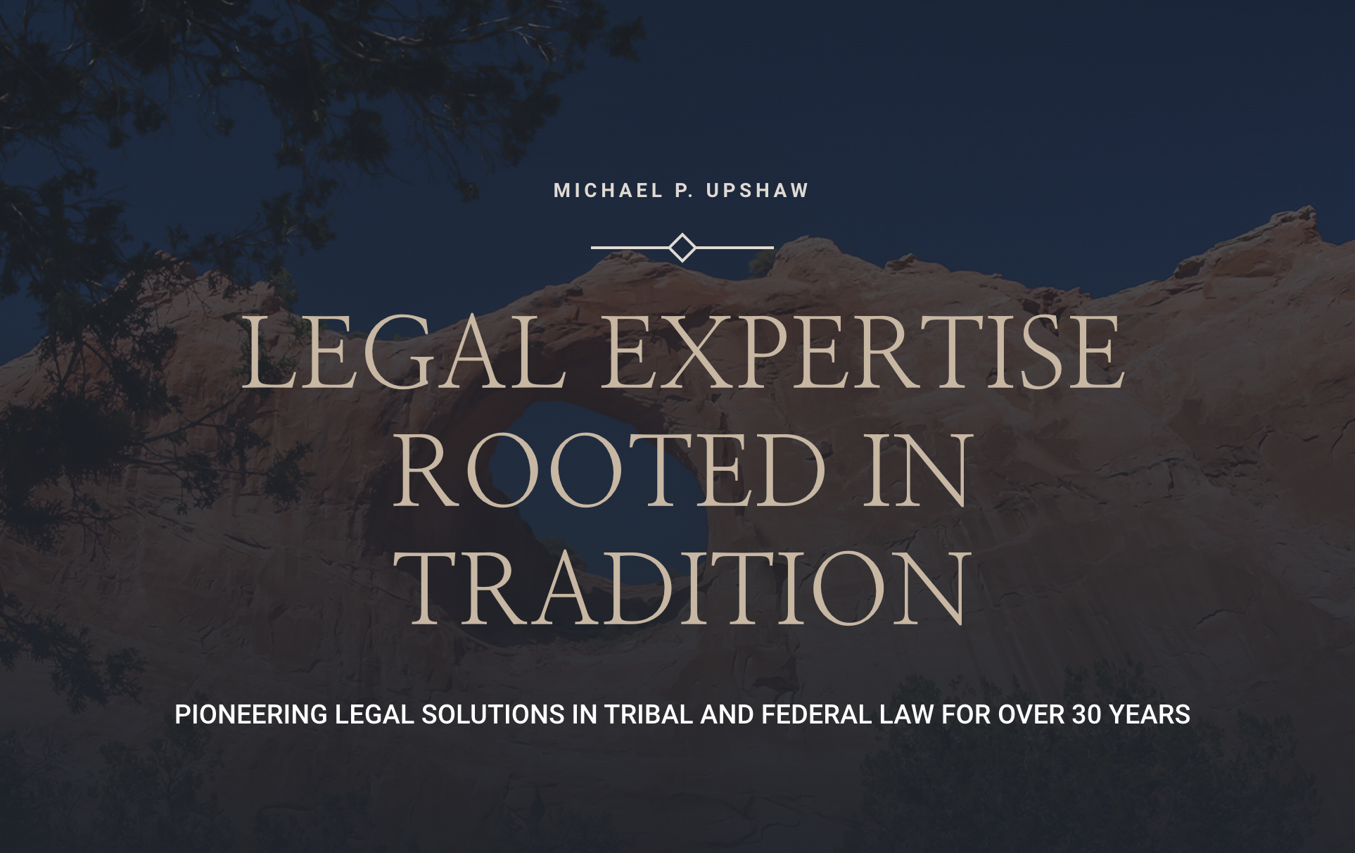 michael upshaw indian law attorney